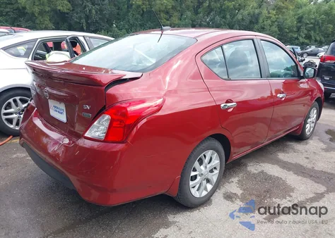 2019 Nissan Versa 1.6 Sv z USA, uszkodzony, nr VIN 3N1CN7AP0KL806481